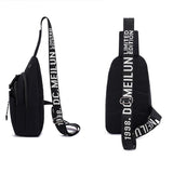 Multifunction Men Crossbody USB Charging Bag