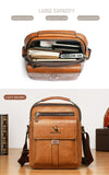 New Men Shoulder Zipper Handbags