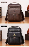 New Men Shoulder Zipper Handbags