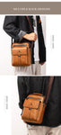 New Men Shoulder Zipper Handbags