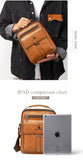 New Men Shoulder Zipper Handbags