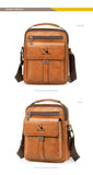 New Men Shoulder Zipper Handbags