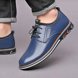 New Men Cowhide Leather Casual Shoes