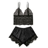 New Women Underwear Lace Satin Sleeveless Cami Sleepwear