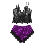 New Women Underwear Lace Satin Sleeveless Cami Sleepwear