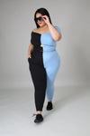 Plus Size Sexy Off Shoulder Skinny Pants Outfits