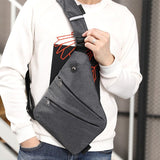 Men's Multifuncional Waterproof Antitheft Crossbody Sling Bag