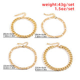 Bohemia 4PCS/Set Anklets for Women