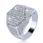 13 Styles Fashion Crystal Zircon Ring for Men