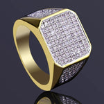 13 Styles Fashion Crystal Zircon Ring for Men