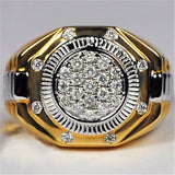 13 Styles Fashion Crystal Zircon Ring for Men