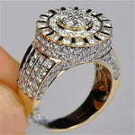 13 Styles Fashion Crystal Zircon Ring for Men