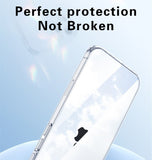 Ultra Thin Clear Case For iPhone 13 12 11 Pro XS Max