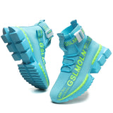 Men Lightweight Platform High Top Sneakers