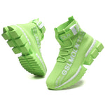 Men Lightweight Platform High Top Sneakers