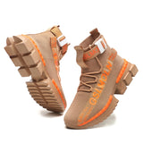 Men Lightweight Platform High Top Sneakers