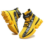 Men Lightweight Platform High Top Sneakers