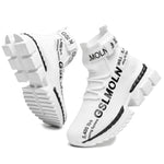 Men Lightweight Platform High Top Sneakers