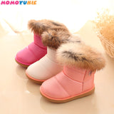 Girls Winter Snow Boots with Fur