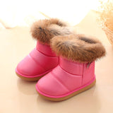 Girls Winter Snow Boots with Fur