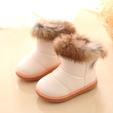 Girls Winter Snow Boots with Fur