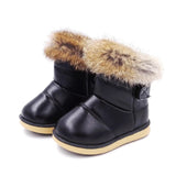 Girls Winter Snow Boots with Fur