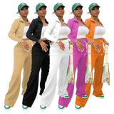 Women Loose Wide Leg Tracksuit