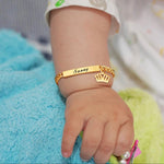 Custom Personalized Name Baby ID Bracelet