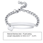 Custom Personalized Name Baby ID Bracelet