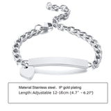 Custom Personalized Name Baby ID Bracelet